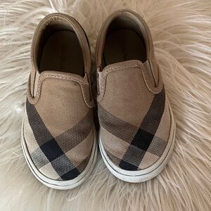 Burberry Kids Slip-On Shoes - Tan and Black